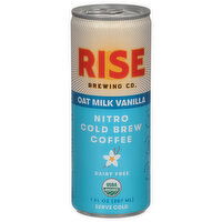 Rise Brewing Co. Nitro Cold Brew Coffee, Dairy Free, Oat Milk Vanilla - 7 Fluid ounce 