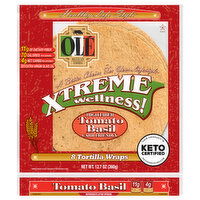 Ole Mexican Foods Tortilla Wraps, Tomato & Basil