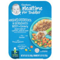 Gerber Mashed Potatoes & Seasoned Beef in Gravy, Toddler (12+ Months) - 6.67 Ounce 