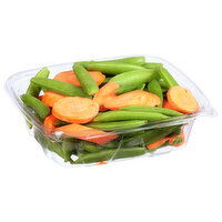 Fresh Sugar Snap Peas & Carrots - 0.79 Pound 