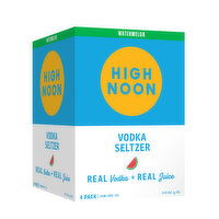 High Noon Watermelon Vodka Hard Seltzer 355ml Can 4pk