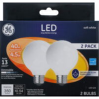 Ge Bulbs, LED, Soft White, 2 Pack - 2 Each 