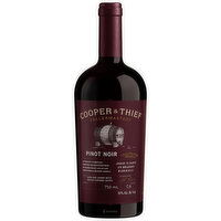 Cooper & Thief Aged 75 Days in Brandy Barrels Pinot Noir California Red Wine, 750 ml     - 750 Millilitre 