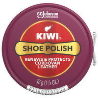 Kiwi Shoe Polish, Cordovan Leather - 1.125 Ounce 