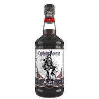 Captain Morgan Black Spiced Rum, 750 ml     - 750 Millilitre 