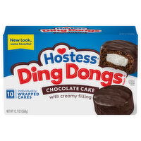 Hostess Cake, with Creamy Filling, Chocolate - 10 Each 