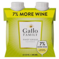 Gallo Family Vineyards Pinot Grigio White Wine 200ml 4pk - 200 Milliliter