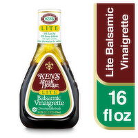 Ken's Steak House Dressing & Marinade, Balsamic Vinaigrette, Lite