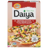 Daiya Flatbread, Gluten-Free, Meatless Sausage Style, Pepper & Kale - 11.4 Ounce 