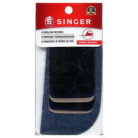 Singer Patches, Iron-On - 8 Each