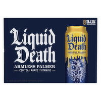 Liquid Death Iced Tea, Armless Palmer, King Size Cans - 8 Each 