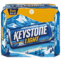 Keystone Light Beer, 6 Pack