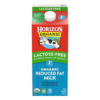 Horizon Organic Milk, Reduced Fat, Organic, 2% Milkfat