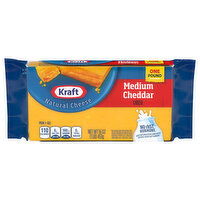 Kraft Cheese, Medium Cheddar, Natural