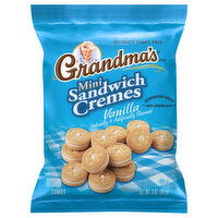 Grandma's Cookies, Sandwich Creme, Vanilla, Mini - 3 Ounce 