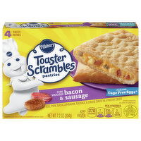 Pillsbury Toaster Pastries, Bacon & Sausage - 4 Each 