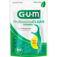 GUM Flossers, Extra Strong, Fresh Mint - 90 Each 