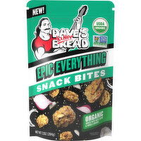 Dave's Killer Bread Toasted Garlic Crunchy Snack Bites, Garlic Organic Snacks - 7.2 Ounce
