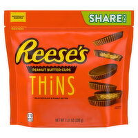 Reese's Peanut Butter Cups, Thins, Share Pack - 7.37 Ounce 