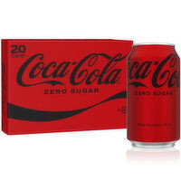 Coca-Cola Zero Sugar  Diet Soda Soft Drink - 20 Each 