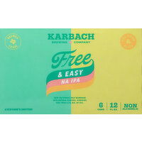 Karbach Brewing Company Beer, NA IPA, Free & Easy - 6 Each 