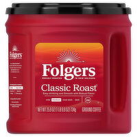 Folgers Ground Coffee, Classic Roast - 25.9 Ounce 