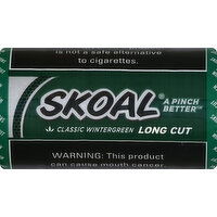 Skoal Smokeless Tobacco, Classic Wintergreen, Long Cut - 5 Each 