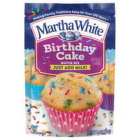 Martha White Muffin Mix, Birthday Cake - 7.4 Ounce 