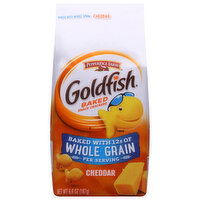 Goldfish Baked Snack Crackers, Whole Grain, Cheddar