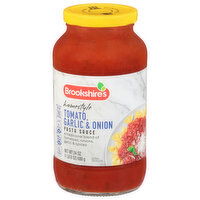 Brookshire's Pasta Sauce, Tomato, Garlic & Onion, Homestyle - 24 Ounce 