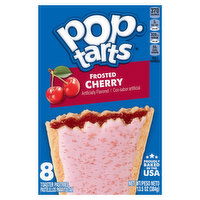 Pop-Tarts Toaster Pastries, Frosted, Cherry - 8 Each 