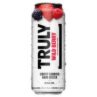 Truly Hard Seltzer, Wild Berry - 24 Fluid ounce 