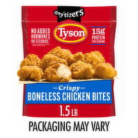 Tyson Any'tizers Crispy Boneless Chicken Bites, 1.5 lb Bag - 24 Ounce 