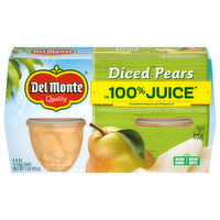Del Monte Diced Pears Juice - 4 Each