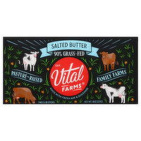 Vital Farms Grass-Fed Salted Butter - 2 Each 