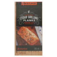 Fire & Flavor Grilling Planks, Center Cut, 11 Inch - 2 Each 