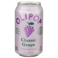 Olipop Soda, Classic Grape - 12 Fluid ounce 