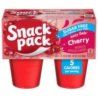 Snack Pack Sugar Free Cherry Flavored Juicy Gels - 4 Each 