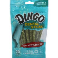 Dingo Dental Sticks, Real Chicken - 20 Each 