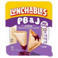 Lunchables Grape Peanut Butter Sandwich & Grape Dip - 2.27 Ounce