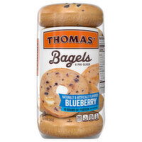 Thomas' Bagels, Pre-Sliced, Blueberry - 6 Each 