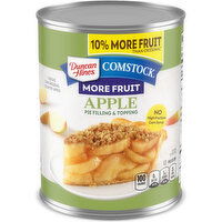 Duncan Hines Comstock Comstock More Fruit Apple Pie Filling and Topping - 21 Ounce 