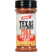 Adams Rub, Texas Style, Smoked Pork, Low N' Slow