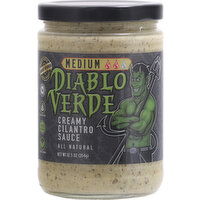 Diablo Verde Sauce, Creamy Cilantro, Medium - 12.5 Ounce 