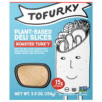 Tofurky Deli Slices, Plant-Based, Roasted Turk'y - 5.5 Ounce 