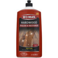 Weiman Polish & Restorer, Hardwood, High Traffic - 32 Ounce 