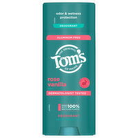 Tom's of Maine Deodorant, Rose Vanilla Scent, Aluminum Free