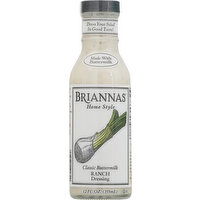 Briannas Dressing, Classic Buttermilk, Home Style, Ranch