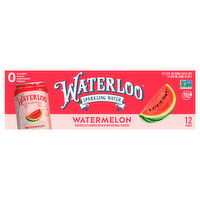 Waterloo Sparkling Water, Watermelon - 12 Each 