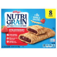 Nutri Grain Breakfast Bars, Strawberry, Soft-Baked - 8 Each 